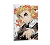 ZZLUUB Anime Demon Slayer Kimetsu No Yaiba Poster Purgatory Anjuro Poster Decorative Painting Canvas Wall Posters And Art Picture Print Modern Family Bedroom Decor Posters 20x30inch(50x75cm)