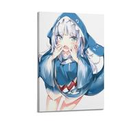ZZLUUB Anime Virtual Girl Portrait Character Poster Poster Decorative Painting Canvas Wall Posters And Art Picture Print Modern Family Bedroom Decor Posters 08x12inch(20x30cm)