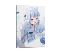 ZZLUUB Anime Virtual Girl Poster Poster Decorative Painting Canvas Wall Posters And Art Picture Print Modern Family Bedroom Decor Posters 08x12inch(20x30cm)
