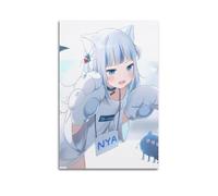 ZZLUUB Anime Virtual Girl Poster Poster Decorative Painting Canvas Wall Posters And Art Picture Print Modern Family Bedroom Decor Posters 16x24inch(40x60cm)