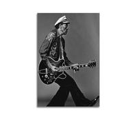 ZZLUUB Guitarist Poster Chuck Berry Poster Decorative Painting Canvas Wall Posters And Art Picture Print Modern Family Bedroom Decor Posters 08x12inch(20x30cm)