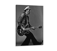ZZLUUB Guitarist Poster Chuck Berry Poster Decorative Painting Canvas Wall Posters And Art Picture Print Modern Family Bedroom Decor Posters 16x24inch(40x60cm)