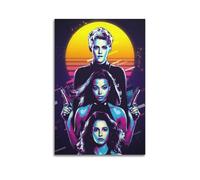 ZZLUUB Movie Poster Charlie's Angels Poster Decorative Painting Canvas Wall Posters And Art Picture Print Modern Family Bedroom Decor Posters 24x36inch(60x90cm)