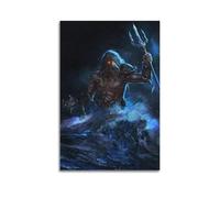 ZZLUUB Poseidon Greek God Poster Poster Decorative Painting Canvas Wall Posters And Art Picture Print Modern Family Bedroom Decor Posters 16x24inch(40x60cm)