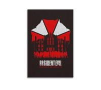 ZZLUUB Resident Evil Umbrella Video Game Poster Poster Decorative Painting Canvas Wall Posters And Art Picture Print Modern Family Bedroom Decor Posters 08x12inch(20x30cm)
