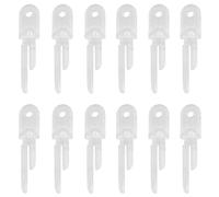 ZZLZX 12PCS Repair Window Blind Tilt Wand Tip, Hardware Tilt Wand Tip for Broken Horizontal Blind Hardware Wand Vertical Blinds Replacement Parts for Interior Windows