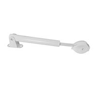 ZZLZX 1PC Spring Loaded Cord Tensioner, Metal & Plastic, White, Tension Rod for Curtains & Vertical Blinds