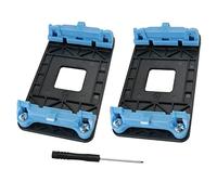 ZZLZX 2PCS CPU Fan Bracket Base, AMD Radiator Bracket for AM2+/AM3+/FM1/FM2 Socket Bottom Frame CPU Fan Cooling Boundless Base (8 Screws 1 Screwdriver)