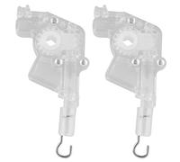 ZZLZX 2PCS Hexagonal Wand Tilter Wand Tilter Mechanism with Hexagon Shaped Gear Hook Connection for 2 inch Low Rail Horizontal Wood Faux Wood Blinds Headrail