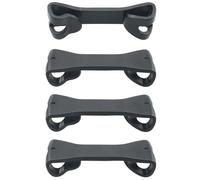 ZZLZX 4PCS Drawstring Double Head Hook Buckles Backpack Retaining Chest Clip Sternum Strap Quick Release Plastic Buckle Sports Bag Backpack Rope Buckle Black