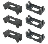 ZZLZX 6PCS CR123A Battery Pack CR123A Li Ion Battery Holder Case Clip Single 3V Battery Pack for Electronic PCB Communication Module Electronic Toy Electronic Scale Remote Control Black