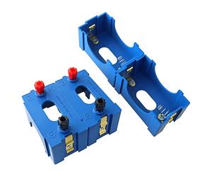 ZZLZX D-Cell Battery Holder 4PCS 72x40x50 mm / 2.83x1.57x1.96 Inches Series or Parallel Physical Science Plastic D Size Battery Case Physics D Battery Holder