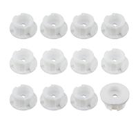 ZZLZX Tape Lock Button Plug 12PCS White Bottom Rail Cord Cover Button, Blind Bottom Rail Lock Button for Horizontal Blinds, Tape Lock Plug
