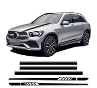 ZZMOQ car stickers For Mercedes Benz GLC Class X253 Coupe C253 AMG,Car Door Side Stripes Skirt Sticker Styling Car Hood Decal Accessories Car Stickers
