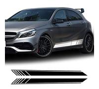 ZZMOQ car stickers For Mercedes Benz W176 A Class A180 A200 A250 A45 AMG, Side Skirt Racing Stripe Vinyl Decal Stickers Car Stickers