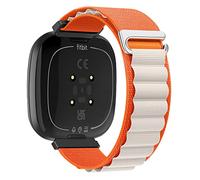 ZZMY Compatible with Fitbit Sense 2 Strap Versa 4 Watch Strap Fabric Nylon Sense 1 Versa 3 Replacement Wristbands Alpine Loop, Eine Grösse, Nylon, No Gemstone