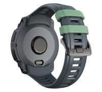 ZZMY Compatible with Garmin Instinct 3 45 mm Watch Strap Silicone Sport Replacement Strap for Instinct3 Solar 45 mm Wristband/Instinct 3 Amoled 45 mm Band with Stainless Steel Buckle, one size