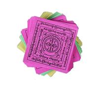 Zzooi Tibetan Buddhism Mantra Wheel Paper Vajra Pestle Buddhist Scripture Wheel Paper for Releasing The Souls from Suffering