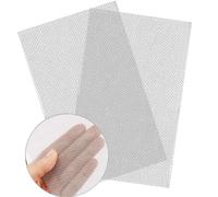 ZZOSRDR 2 PCS Wire Mesh Sheet, 304 Stainless Steel Woven Wire 20 Mesh Metal Mesh Sheet Rodent Control Insect Mesh Pest Proofing Mesh for Windows, Door, Filter, 12 x 8 Inches (300X 210mm)