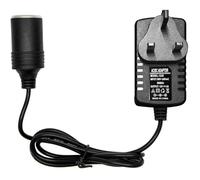 ZZOSRDR Car Power Inverters, 240V 2A AC Mains to 12V DC Car Converter Socket Voltage Converter Power Adapter UK Plug Household Cigarette Lighter - Maximum Power 24W