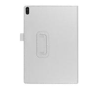 ZZOUGYY Leather Case for Lenovo Tab 4 10 Plus, 10.1" Ultra Slim Folio Stand Cover for Tab 4 10.1" (TB-X304F/N/L/A, TB-X504F/N/L, TB-X704F/N/L/A) (White)