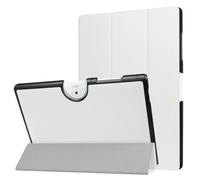 ZZOUGYY Tablet Cover for Acer Iconia One 10 B3-A40 10.1"(2017 Release),Ultra Thin Slim Folio Stand Lightweight Leather Case for Acer Iconia One 10 2017 B3-A40FHD 10.1 inch (White)
