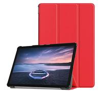 ZZOUGYY Tablet Cover for Samsung Galaxy Tab S4 10.5 T830 T835 T837 4G LTE (2018 Release), Ultra Slim Folio Stand Lightweight Leather Case for Galaxy Tab S4 10.5 SM-T830 T835C T837V (KST-Red)