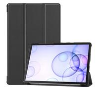 ZZOUGYY Tablet Cover for Samsung Galaxy Tab S6 10.5 T860 T865 T867 (2019 Release),Ultra Slim Folio Stand Leather Case for Galaxy Tab S6 2019 SM-T860 SM-T865 SM-T867 10.5" (KST-Black)