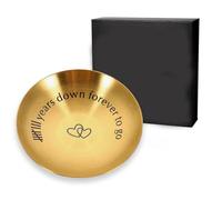 ZZP 8 Year Bronze Anniversary Gifs for Women Men 8th Bronze Gifts Jewelry Tray 8th Wedding Anniversary Him Her Birthday Christmas Gifts Wedding Must Haves Valentines Day Gifts for Her