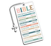 ZZP Bible Bookmark Baptism Gift for Girl Bible Accessories Stuff Confirmation Gifts for Teen Girls Boys Christian Decor Bible Study Supplies Faith Based Gifts for Women Bible Essentials