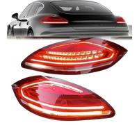 ZZPENGMB Car Tail Lights for Porsche Panamera 970 2010 2011 2012 2013, Rear Tail Light Assembly Brake Light Reversing Lamp Turn Signal Replacement Car Accessories,Red