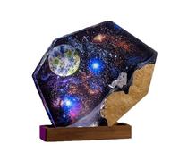 ZZPXMY Resin Ocean Lamp, Night Lamp, Table Lamp, Bedroom Decor, Multicolor, Epoxy Resin, 5.1 * 6.3in