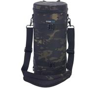 ZZQ&CCF Camera Lens Case Bag for Nikon Z 600 F/6.3 VR S/AF-S 500, for Sony FE 300 F/2.8 GM OSS/Sigma 150-600 etc.,Water Resistant Protective Camera Lens Pouch for Super Telephoto Zoom Lens #Black Camo