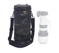 ZZQ&CCF Camera Lens Case Pouch Bag for Sony FE 200-600mm F5.6-6.3 G OSS Water Resistant Protective Camera Lens Pouch for Super Telephoto Zoom Lens #Black Camo