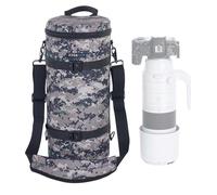 ZZQ&CCF Camera Lens Pouch Bag for Canon RF 200-800mm F6.3-9, Large Thick Lens Carry Bag, Water Resistant Protective Camera Lens Pouch for Super-telephoto Zoom #UCP