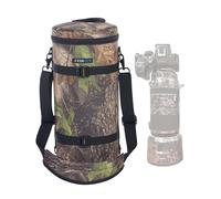 ZZQ&CCF Camera Lens Pouch Bag for Canon RF100-500mm F4.5-7.1 L is USM Lens, Large Thick Lens Carry Bag, Water Resistant Protective Case for Super-telephoto Zoom #Leaf