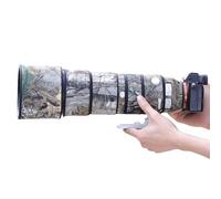 ZZQ&CCF Waterproof Camo Lens Coat for Sony FE 200-600mm F5.6-6.3 G OSS Telephoto Zoom Lens Camouflage Lens Rain Coat Protective Cover -Withered Leaf Camouflage
