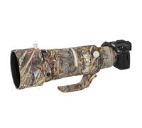 ZZQ&CCF Waterproof Lens Coat, Rain Cover Sleeve for Canon RF 100-300mm F2.8 L IS - Camouflage Lens Cover, Lens Sleeve for Wildlife Photography-Reed Camouflage