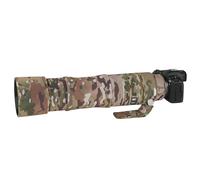 ZZQ&CCF Waterproof Lens Coat, Rain Cover Sleeve for Canon RF 200-800mm F6.3-9 IS USM - Camouflage Lens Cover, Raincoat Protective Camera Lens Sleeve for Wildlife Photography-All-Terrain Camo