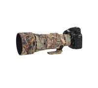 ZZQ&CCF Waterproof Lens Coat, Rain Cover Sleeve for Nikon AF-S NIKKOR 500 mm f/5.6E PF ED VR Camouflage Lens Cover, Lens Sleeve for Wildlife Photography-Classic Reed Camouflage