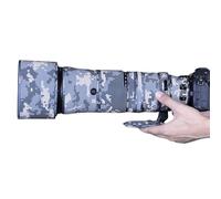 ZZQ&CCF Waterproof Lens Coat, Rain Cover Sleeve for Nikon NIKKOR Z 180-600mm f/5.6-6.3 VR - Camouflage Lens Cover, Raincoat Protective Camera Lens Sleeve for Wildlife Photography-City Camo