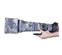 ZZQ&CCF Waterproof Lens Coat, Rain Cover Sleeve for Nikon NIKKOR Z 800mm f/6.3 VR S- Camouflage Lens Cover, Raincoat Protective Camera Lens Sleeve for Wildlife Photography-Urban Camouflage