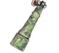 ZZQ&CCF Waterproof Lens Coat, Rain Cover Sleeve for Nikon NIKKOR Z 800mm f/6.3 VR S- Camouflage Lens Cover, Raincoat Protective Camera Lens Sleeve for Wildlife Photography-Green Leaf Camouflage