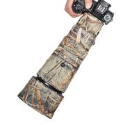 ZZQ&CCF Waterproof Lens Coat, Rain Cover Sleeve for Nikon Z 400mm f/4.5 VR S - Camouflage Lens Cover, Raincoat Protective Camera Lens Sleeve for Wildlife Photography-Reed Camouflage