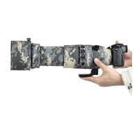 ZZQ&CCF Waterproof Lens Coat, Rain Cover Sleeve for OM SYSTEM M.Zuiko Digital ED 150-600mm F5.0-6.3 IS- Camouflage Lens Cover, Camera Lens Sleeve for Wildlife Photography-Urban Camouflage