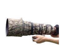 ZZQ&CCF Waterproof Lens Coat, Rain Cover Sleeve for SONY FE 400mm F2.8 GM OSS Camouflage Lens Cover, Raincoat Protective Camera Lens Sleeve for Wildlife Photography-Classic Reed Camouflage
