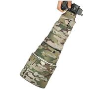 ZZQ&CCF Waterproof Lens Coat, Rain Cover Sleeve for SONY FE 400mm F2.8 GM OSS - Camouflage Lens Cover, Raincoat Protective Camera Lens Sleeve for Wildlife Photography-All-Terrain Camouflage