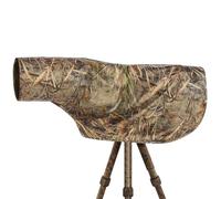 ZZQ&CCF Waterproof Telephoto Lens Nylon Raincoat Compatible with Canon RF 100-500/100-400, for Nikon Z 100-400mm/Z 600 f/6.3, for Sony FE 200-600/300/100-400, DSLR Camera #S Reeds