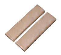 ZzQyy 2PCS Car Seat Belt Pad Cover for Ford Explorer Fairlane Festiva Fiesta Flex, Comfort Shoulder Strap Pads Cushions Protective Sleeves Auto Accessories,C-beige