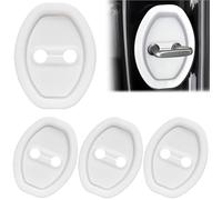 ZzQyy 4Pcs Car Door Lock Latches Cover,for Subaru Forester 2008-2013, Car Door Lock Covers Silent Shock Absorber Pads for Cars,B-White